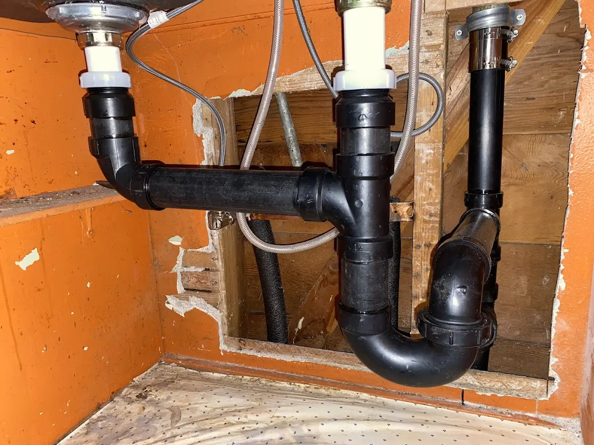 Professional Repiping Services equipment and tools on the job in Danbury